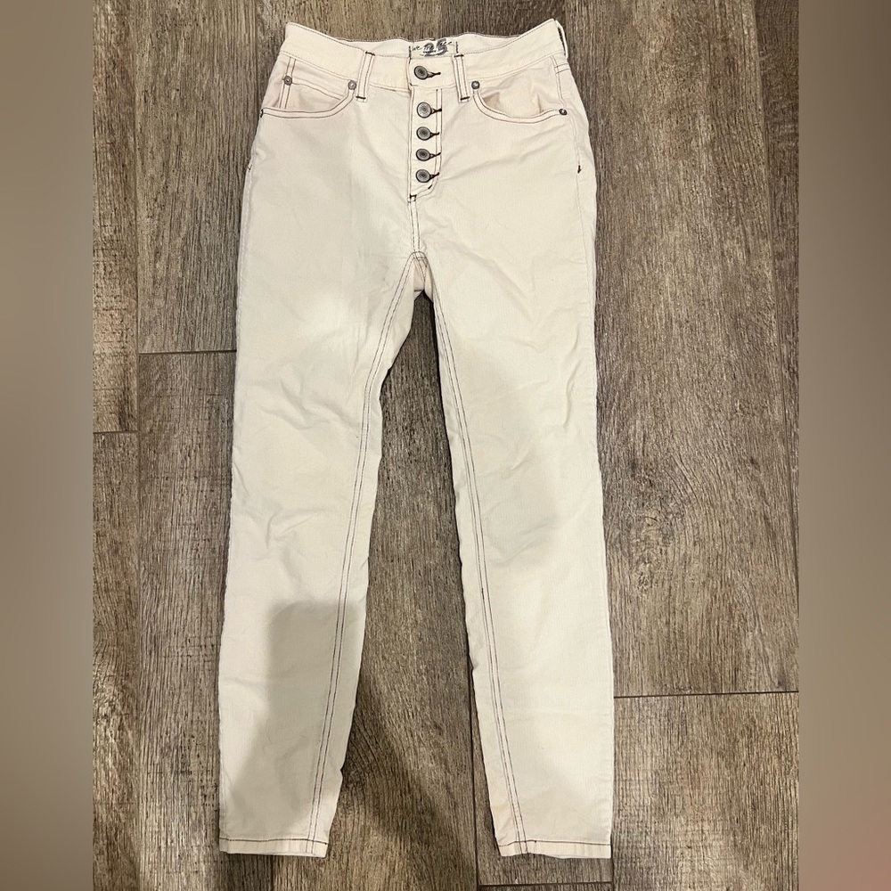 Women’s We The Free Ivory Corduroy Mom Pants